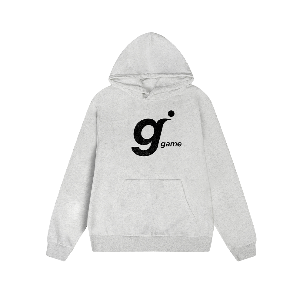 Solid Color Hoodie G Game Logo Graphic Print Oversized Pullover Sweatshirt Casual Daily Streetwear Feel lives