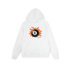 Solid Color Hoodie 8 Ball Explosion Graphic Print Oversized Pullover Sweatshirt Casual Daily Streetwear Feel lives