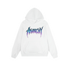 Solid Color Hoodie Anarchy Metal Style Graphic Print Oversized Pullover Sweatshirt Casual Daily Streetwear Feel lives