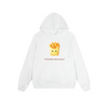 Solid Color Hoodie Cute French Fries Cartoon Graphic Print Oversized Pullover Sweatshirt Casual Daily Streetwear Feel lives