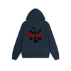 Solid Color Hoodie Cross Butterfly Flame Graphic Print Oversized Pullover Sweatshirt Streetwear Feel lives