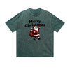 Solid Color T-Shirt Merry Christmas Santa Claus Holiday Graphic Print Casual Daily Streetwear Feel lives