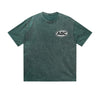 Vintage Washed T-Shirt ABC Logo Graphic Print Casual Daily Streetwear Feel lives