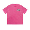 Vintage Washed T-Shirt ABC Logo Graphic Print Casual Daily Streetwear Feel lives