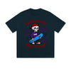 T-shirt uni Perfect Pair Big Change Skull Skateboard Adventure Text Graphic Print Casual Daily Streetwear Feel lives
