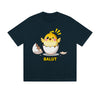 Solid Color T-Shirt Balut Cute Chick Egg Hatching Cartoon Graphic Print Casual Daily Streetwear Feel lives