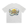 Solid Color T-Shirt Squishy Sweet Egg Cute Text Graphic Print Casual Daily Streetwear Feel lives