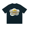 Solid Color T-Shirt Squishy Sweet Egg Cute Text Graphic Print Casual Daily Streetwear Feel lives