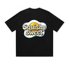 Solid Color T-Shirt Squishy Sweet Egg Cute Text Graphic Print Casual Daily Streetwear Feel lives
