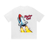 Solid Color T-Shirt Shadow Cool Rocket Space Shuttle Graphic Print Casual Daily Streetwear Feel lives