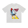 Solid Color T-Shirt Shadow Cool Rocket Space Shuttle Graphic Print Casual Daily Streetwear Feel lives