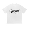 Solid Color T-Shirt Swagger Text Graphic Print Casual Daily Streetwear Feel lives