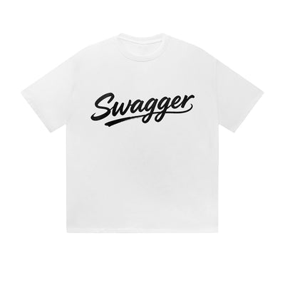 Solid Color T-Shirt Swagger Text Graphic Print Casual Daily Streetwear Feel lives