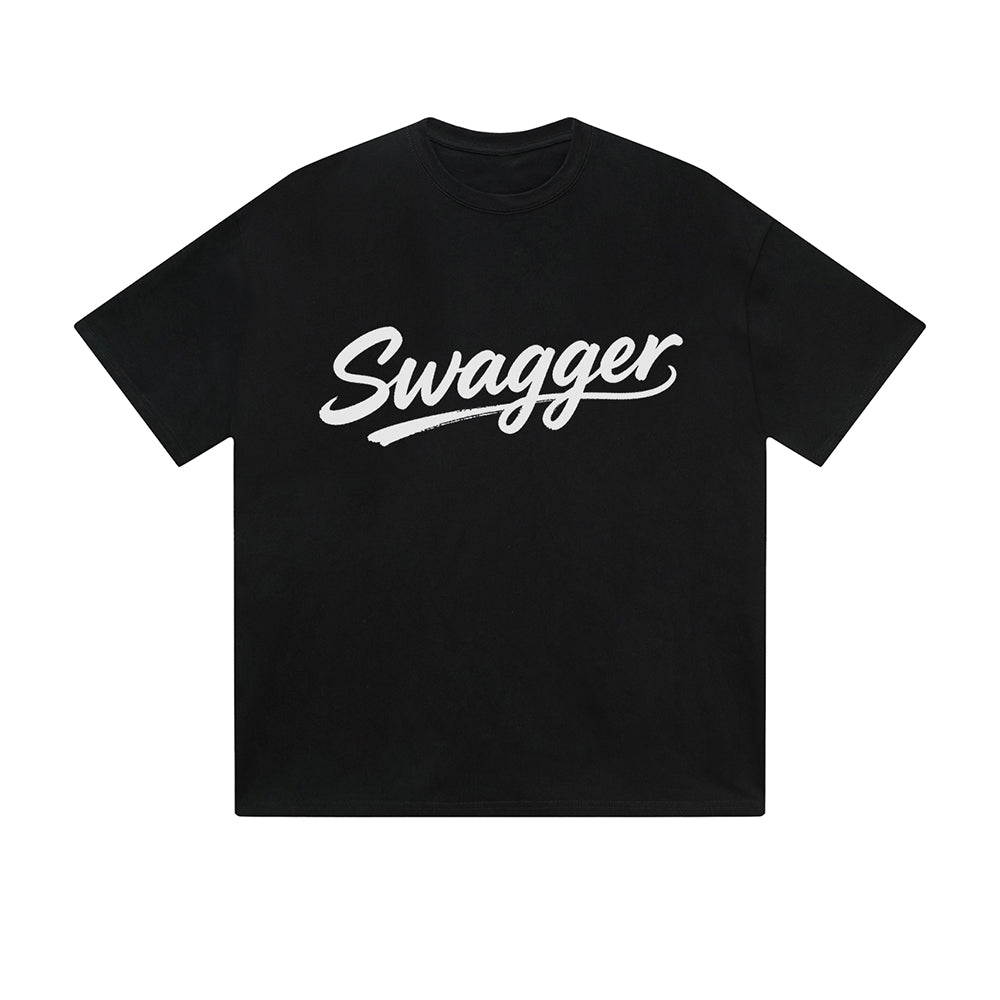 Solid Color T-Shirt Swagger Text Graphic Print Casual Daily Streetwear Feel lives