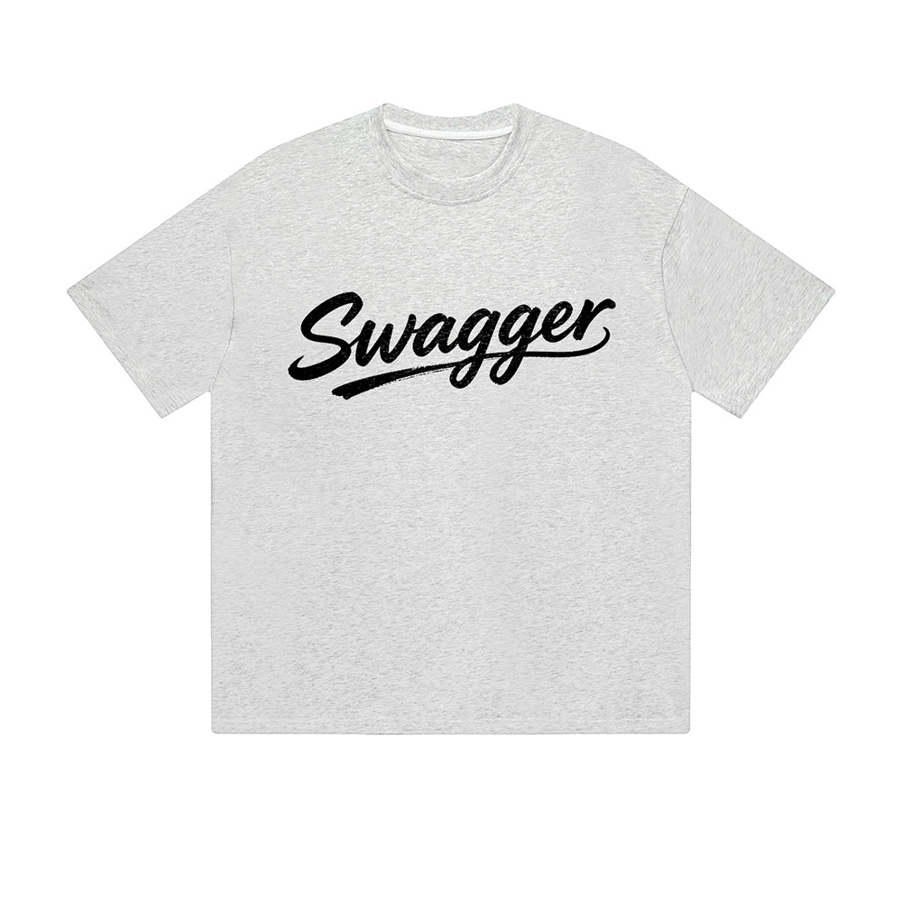 Solid Color T-Shirt Swagger Text Graphic Print Casual Daily Streetwear Feel lives