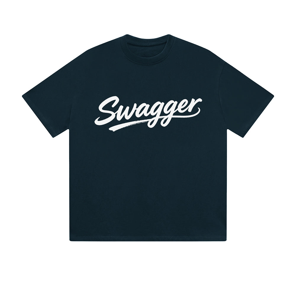 Solid Color T-Shirt Swagger Text Graphic Print Casual Daily Streetwear Feel lives