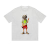 Solid Color T-Shirt Smiley Face Boy Street Art Cartoon Graphic Print Casual Daily Streetwear Feel lives