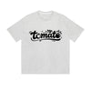 Solid Color T-Shirt Tomato Vine Text Graphic Print Casual Daily Streetwear Feel lives