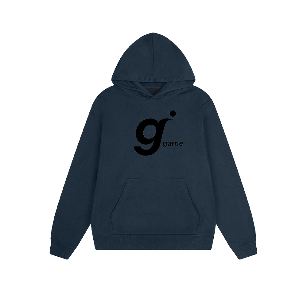 Solid Color Hoodie G Game Logo Graphic Print Oversized Pullover Sweatshirt Casual Daily Streetwear Feel lives